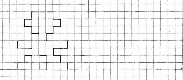 Ориентировка на листе в клеточку