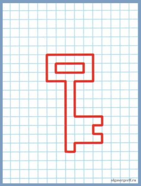 Рисунки по клеточкам в тетради легкие