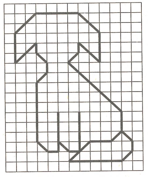 Простые узоры по клеточкам