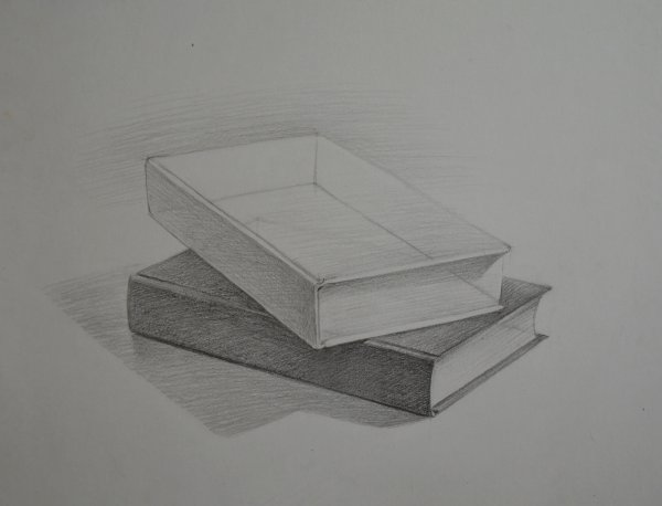 Зарисовки предметов призматической формы