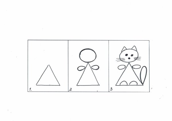 Пооперационная карта рисования животных