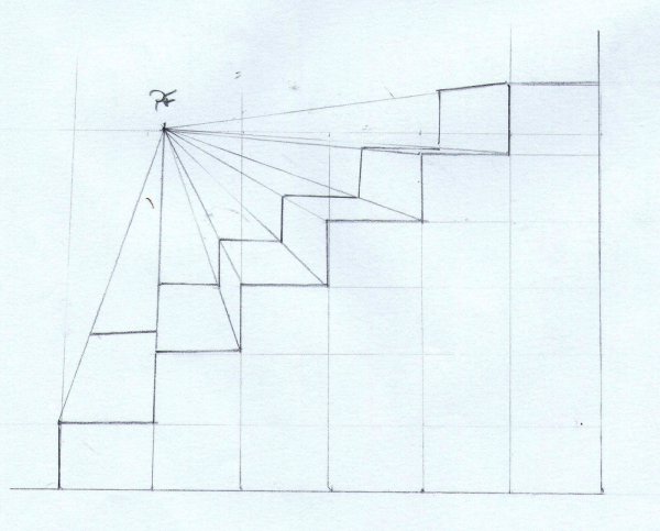 Построение перспективу с детьми