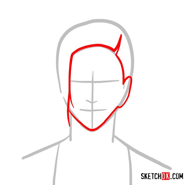 Рисовать лицо рисовать Гуля