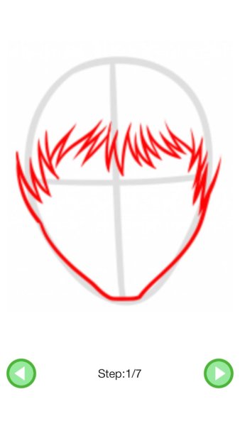 Токийский гуль поэтапное рисование