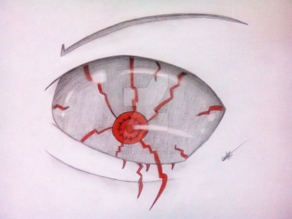 Токийский гуль глаза карандашом
