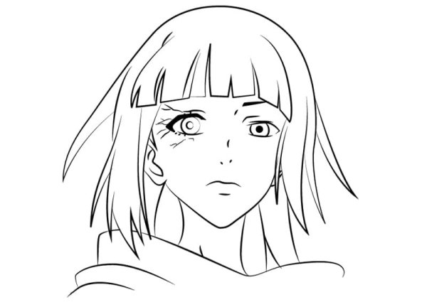 Токийский гуль раскраска