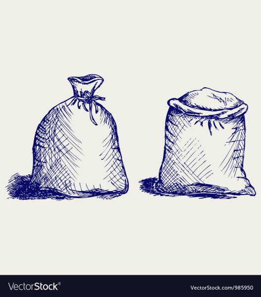 Трафарет мешок муки