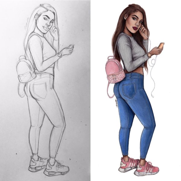 Мультяшный стиль в полный рост