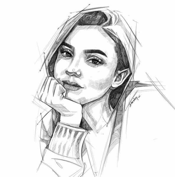 Портреты блоггеров карандашом