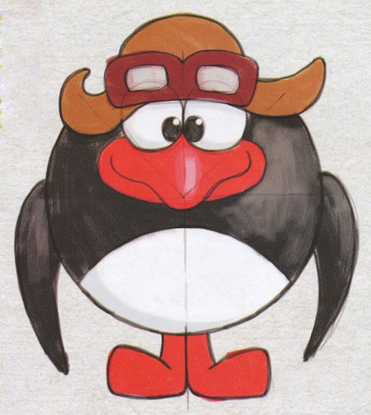 Смешарики для срисовки цветные