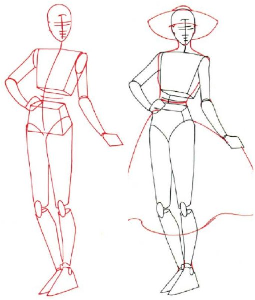 Фигура человека для рисования