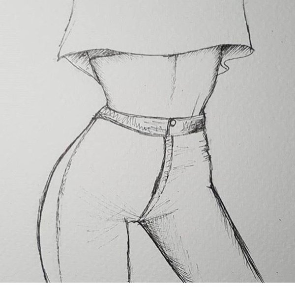 Талия для срисовки