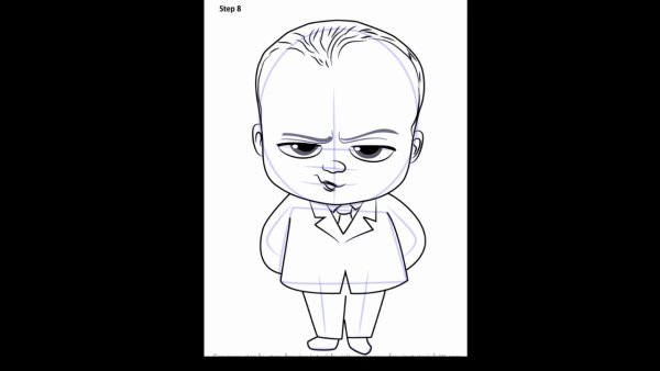 Рисунки легкие босс