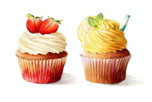 Акварельные сладости