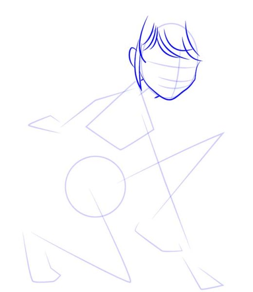 Поэтапное рисование леди бак