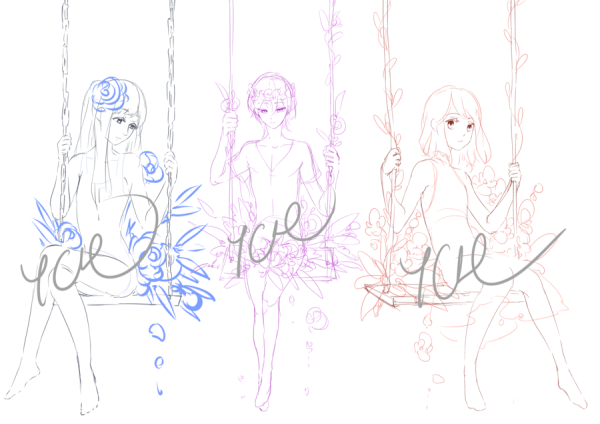 YCH позы для рисования