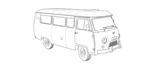 УАЗ Буханка разукрашка