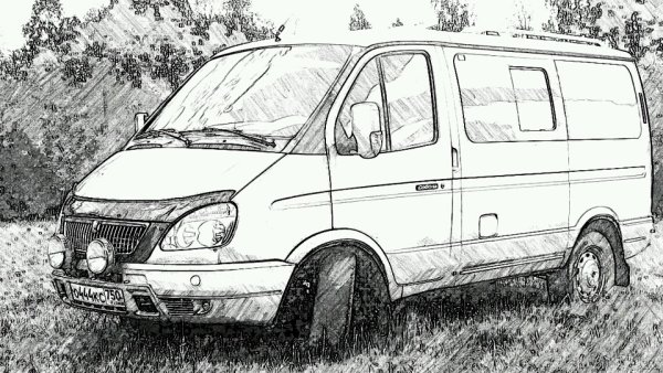Раскраски ГАЗ 2705