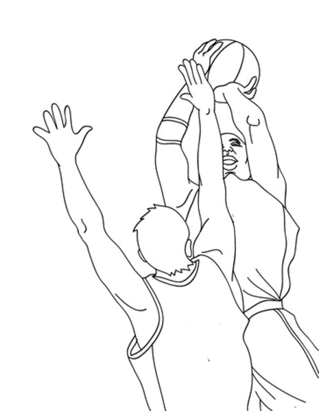 Зарисовка защиты баскетбол