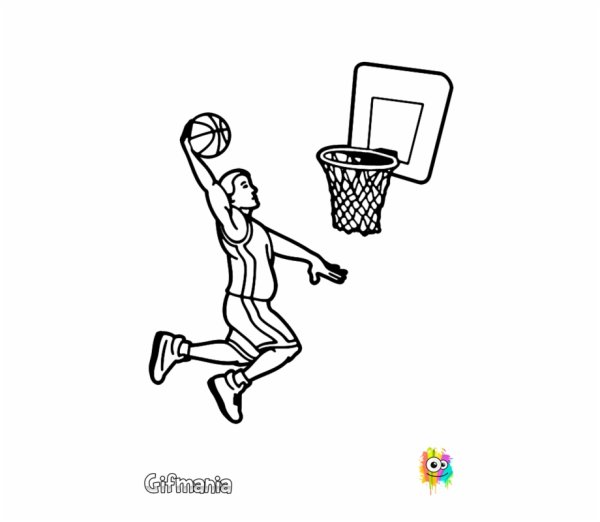 Баскетбол данк карандашом
