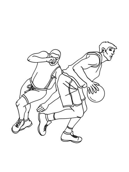 Раскраска баскетбол