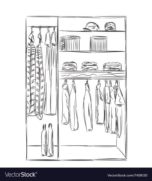 Гардероб эскиз
