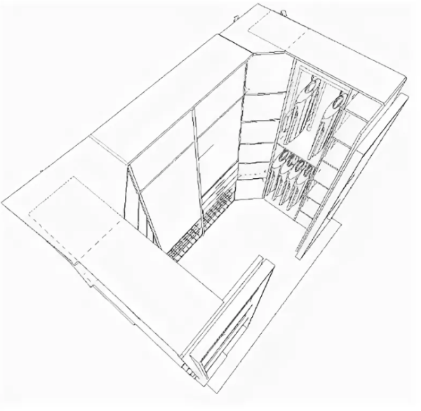 Гардеробная комната планировка