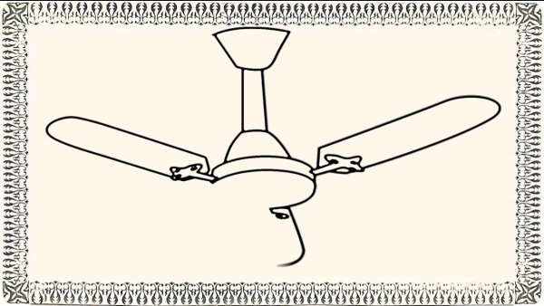 Вентилятор рисунок