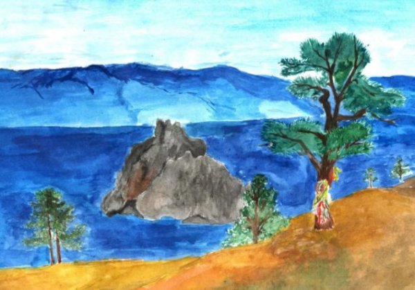 Байкал для рисования