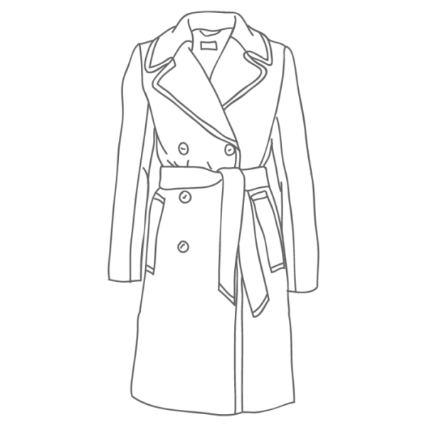 Пальто для раскрашивания