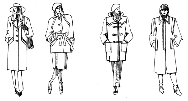 Рабочий эскиз одежды