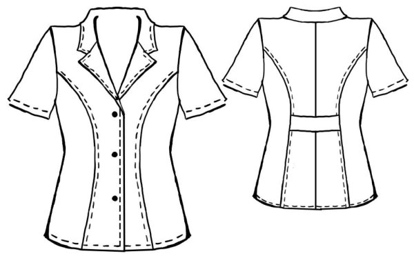 Моделирование жакета женского