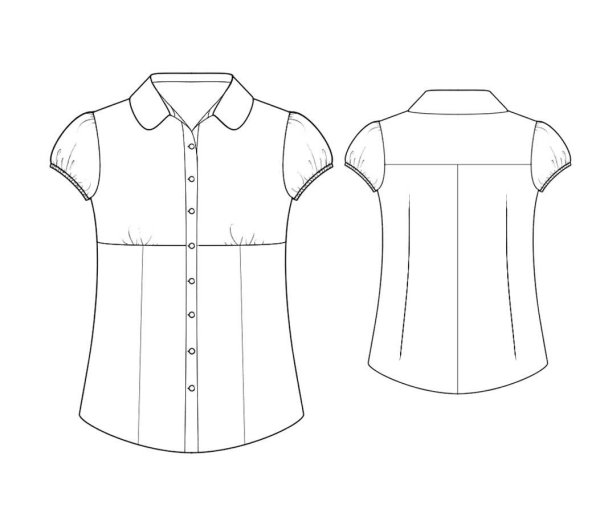 Моделирование рубашки женской
