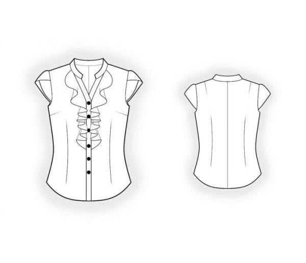 Эскиз блузки