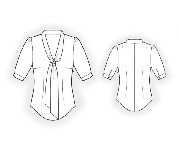 Эскиз блузки