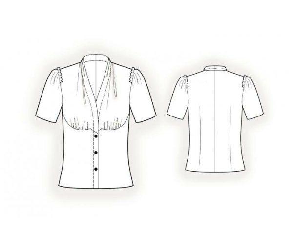 Лекало блузки