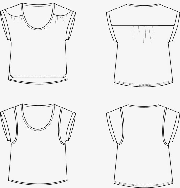 Технический эскиз футболки