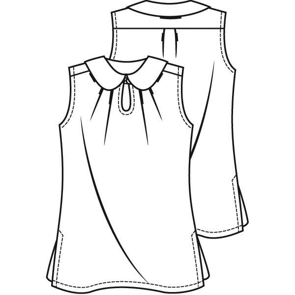 Шаблон блузки