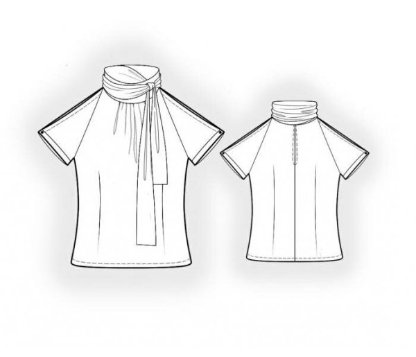 Шаблон блузки