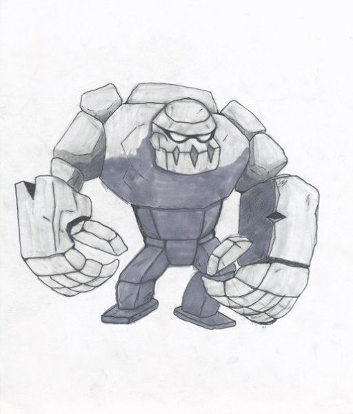 Карандашом големы