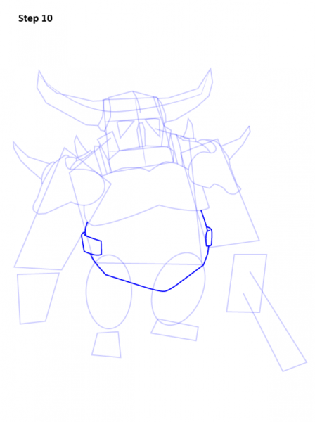 Мини ПЕККА рисунок