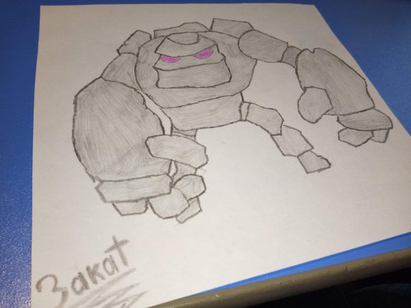 Голем рисунок