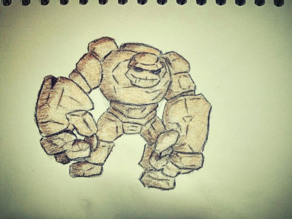 Скетч голем