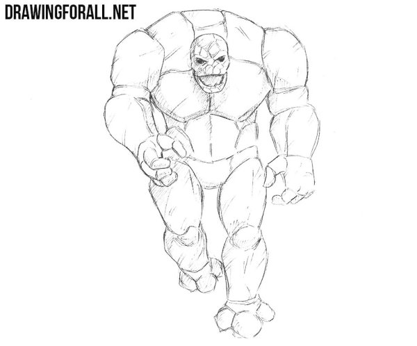 Рисовать голема