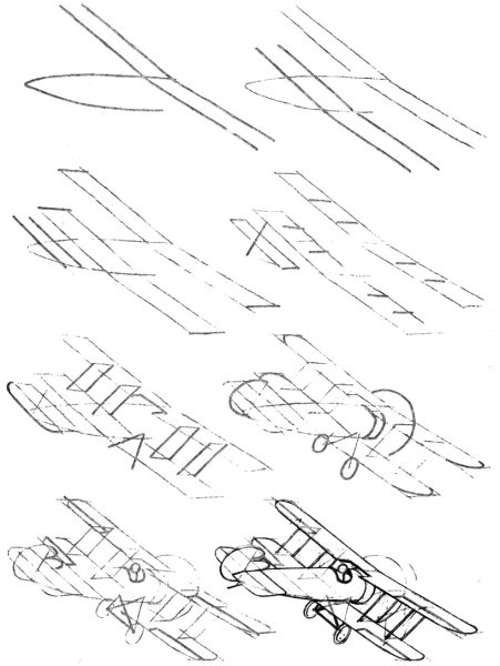 Военные самолеты для рисования