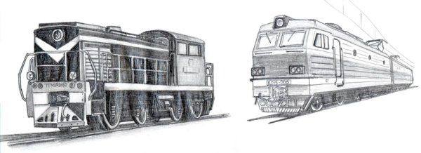 Электровоз вл80 силуэт