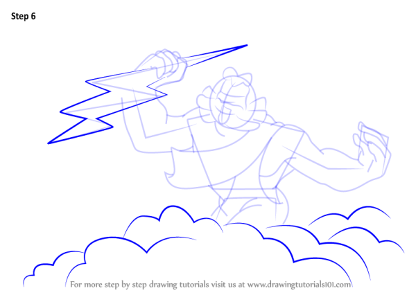 Зевс рисунок поэтапно