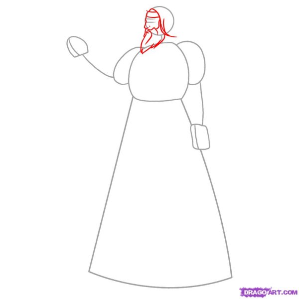 Нарисовать Бога Зевса карандашом