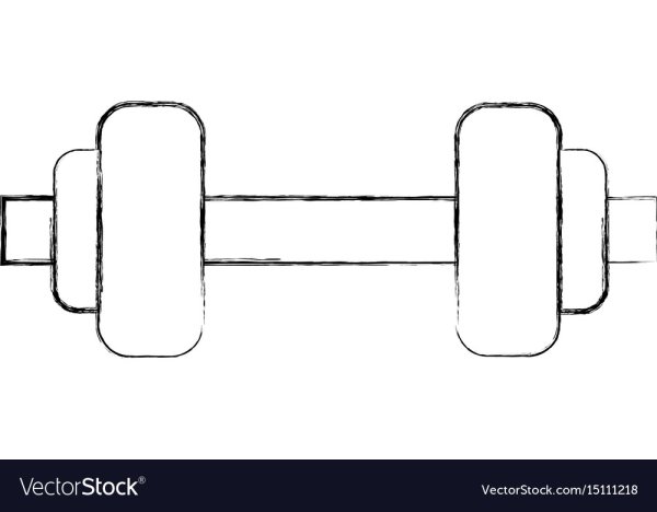Гантеля эскиз