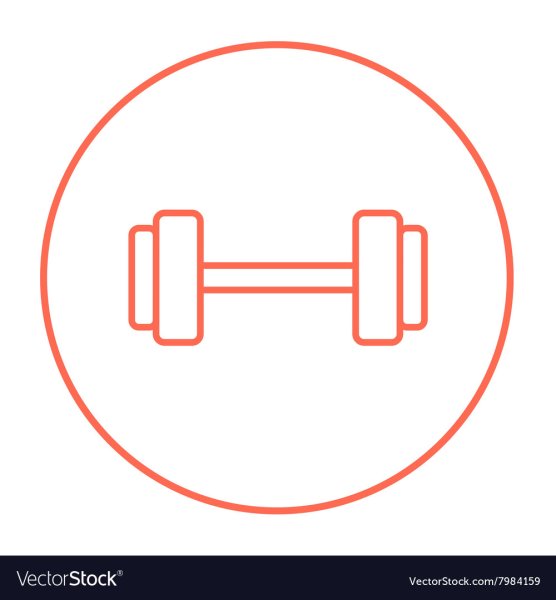 Нарисовать гантели